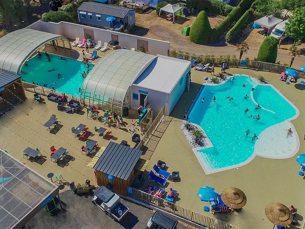 camping paradis avec espace aquatique en cotes d armor
